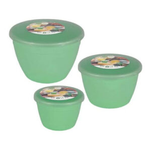 Small Green Pudding Basin Set